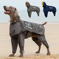 레인코트 브라더캣도그코트 대형견 비옷 반려견 우비, 유니콘 02_그레이 대형(L)