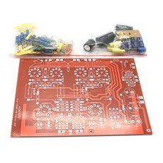 진공관앰프 DLHiFi 하이엔드 스테레오 푸시풀 EL84 PCB DIY 키트 완성 Ref 오디오 노트 PP 22mm 두께 보드, 1.With capacitor