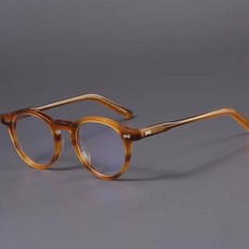 MOSCOT 초경량 아세테이트 안경 프레임 여성 레트로 라운드 남자 Y1916