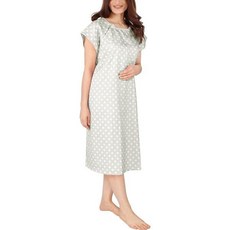 유토피아 케어 병원 가운 환자, Large-X-Large, Polkadots Grey, 1개 - 환자가운