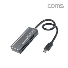 IF838 고속 USB 3.1 C타입 멀티 카드리더기 SD TF CF, 1개
