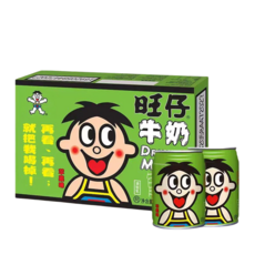 HONA국제 중국식품 왕자이 캔음료 우유음료 최신일자 발송, 우유사과맛, 12개, 245ml