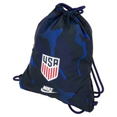 [미국정품] 335850 테니스 가방 백팩 나이키 USA Stadium Gym Sack, 475 dk obsidian/l bl