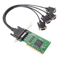 EHO310651[MOXA] 목사 CP-104UL-DB9M (시리얼카드/RS232/PCI/4Port) [슬림PC겸용], 단일옵션