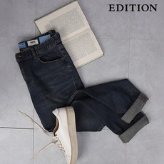 에디션 에디션 인디고 워싱 스판 데님 팬츠 (NEY4DP1611)