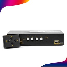 NEXT-7014KVM-KP 4:1 USB HDMI v2.0 4K@60Hz KVM 스위치, 1개