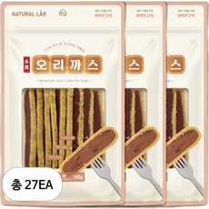 네츄럴랩 강아지 애견 간식, 오리, 100g, 27개