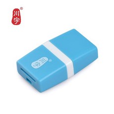천우 C289 MICROSD 미니 TF리더기 20SDXC 작은카드, 스카이블루 색깔, USB2.0