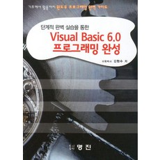 Visual Basic 6.0 프로그래밍 완성:기초에서 활용까지 윈도우 프로그래밍 완벽 가이드 명진 상품 이미지
