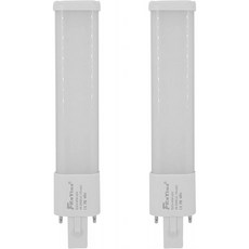 FExYinz MEHRWEG 2 팩 CRI 90 G23 LED 램프 2년 보증 6W 웜 화이트 3000K 600 루멘PL 램프 CFL 컴팩트 LE
