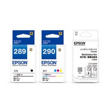 엡손 T289170 검정 T290070 컬러 T295000 유지보수 정품 WF-100 잉크