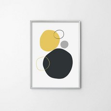 SID984447드로잉 포스터(3 CIRCLE) 아트 일러스트 전시용 그림