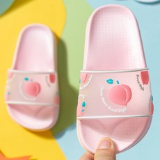 쇼미코리아 키즈 아동 실외 실내 욕실 어린이 층간소음 투명 과일 슬리퍼+사은품