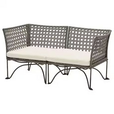 이케아 JUTHOLMEN 야외용 146x73cm 조립서비스, 컬러:2인야외소파 셀프조립 293.851.63