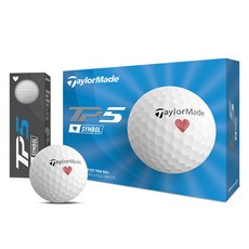 테일러메이드 TP5 HEART 하트 골프볼, 선택완료, 화이트