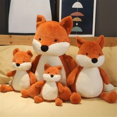  귀여운 여우 폭스 fox 대형인형 동물 쿠션 베개 장식용 선물용 안고자는 중형 소형 인형 90cm 약 0 9kg 