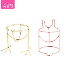 블럭포켓용기 블랙잭다용도포켓 티백보관 릴보관 수납상자20L 화장함 대걸레 스폰지 메이크업 에그 색조 퍼프 거치대금 띠 먼지, 로즈 골드 토끼귀 _토호 금계 발톱
