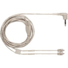 슈어 이어폰 교체 케이블(SE215 SE315 SE425 SE535 SE846) - 46인치 길이 투명(EAC46CLS), 46 Cable, 46 Cable, Cable + Silver MMCX Connectors