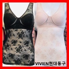 [현대백화점][비비안]VIVIEN 시원한 인견레이스 브라런닝(스킨 블랙)2종세트 (LG146 BK SK)