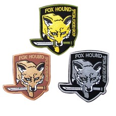 밀리터리 패치 와펜 fox hound, 옐로우