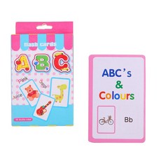 ZCD 영어 플래시 카드 유치원 유아 ABC 방송 번호 알파벳, 설명한대로, 종이, 설명한대로