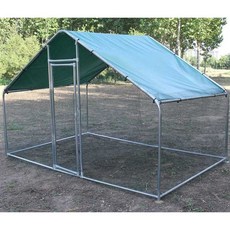 조립식 닭장 닭 병아리 사육장 야외 대형 닭집 양계장, 1개, 2x3x2m 플라스틱망 (얇은방수포)