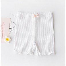 여아 면 골지 리본 속바지
