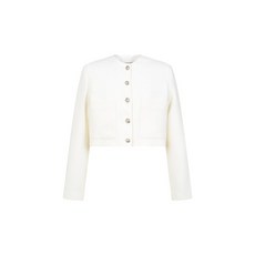 [보브] 노카라 싱글 트위드 자켓 7123210504 455141