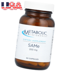 메타볼릭 메인터넌스 SAMe 칼슘클로라이드 200mg 60정, 1병 1개월분량, 1개