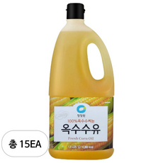 청정원 참빛고운 옥수수유, 1.8L, 15개