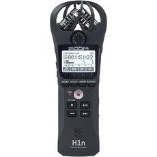 비디오 및 인터뷰용 뮤직 오디오 녹음을 위한 SD 카드 컴팩트 USB 마이크로폰 오버듀빙 딕테이션에 대한 H1n 휴대용 레코더 온보드 스테레오 마이크로폰 카메라 장착 가능 레코드 줌, 상세페이지 참조