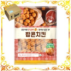 굿프랜즈 팝콘치킨 1box (2kg ), 6개, 2kg