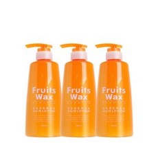 과일나라 후르츠왁스 에센스 헤어로션, 500ml, 3개