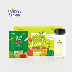 비타샵 그린스무디 다이어트, 1박스 (15포+보틀1), 1box