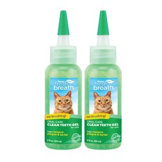 고양이 바르는 치석제거 캣 치약 천연성분 입냄새 제거, 2개, 59ml - 오라틴투스페이스트