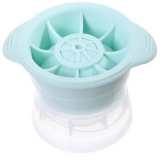 실리콘 구체 아이스 큐브 몰드 천천히 녹는 DIY 아이스볼 라운드 젤리 칵테일 위스키 음료용 제작 주방, green