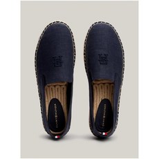 TOMMY HILFIGER CANVAS FLATFORM ESPADRILLES FW0FW07696DW6 Space Blue