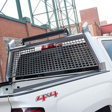 ARIES 1110207 AdvantEDGE Chrome Aluminum Truck Headache Rack Cab Protector Select Ford F-250 F-350, 1