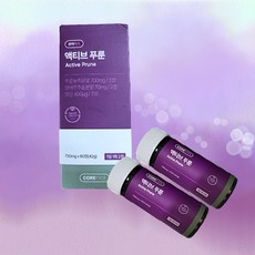 코어틱스 액티브 푸룬 700mg 60+60정 배변 활동 장 건강