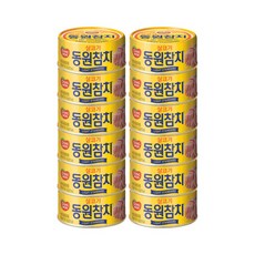 동원 라이트 스탠다드 참치 150g 원터치, 12개