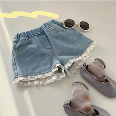 여아데님팬츠레이스