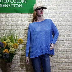 베네통 가볍고 입기좋은 고급스러운 메탈 니트 BAKP60531