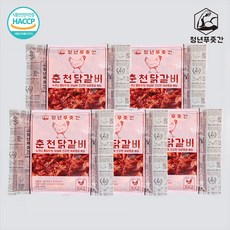 [청년푸줏간] 춘천닭갈비 600g, 5개