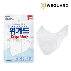 위가드 원데이 마스크 50매 국내생산&성분