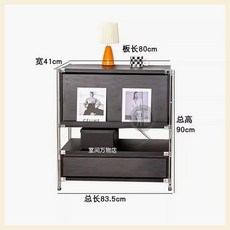 LP수납장 레코드판 LP장 카운터 스틸 잡지 바우하우스 선반 정리함, 83.5x41x90 매거진장+1칸 - 바우하우스lp