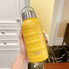 더블 스테인레스 스틸 보온병 머그잔 휴대용 스포츠 진공 플라스크 대용량 열 물병 텀블러 1000ml 750ml 360ml, 1개