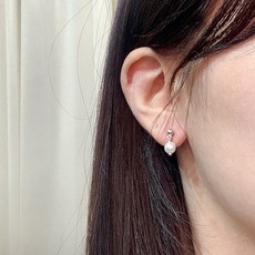 심플진주귀걸이