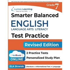 SBAC Test Prep: Grade 7 English Language Arts Literacy (ELA) Common Core Practice Book and Full-le, SBAC Test Prep: Grade 7 Englis