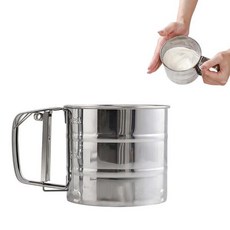 채반 피자골드링 용 250g/25 베이킹 메쉬 밀가루 컵 스테인리스 제빵랙 스틸 체 케이크 냉판, 1개