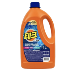 테크 딥클린 엑스퍼트 세탁세제 일반, 2개, 4L - 엑스퍼트